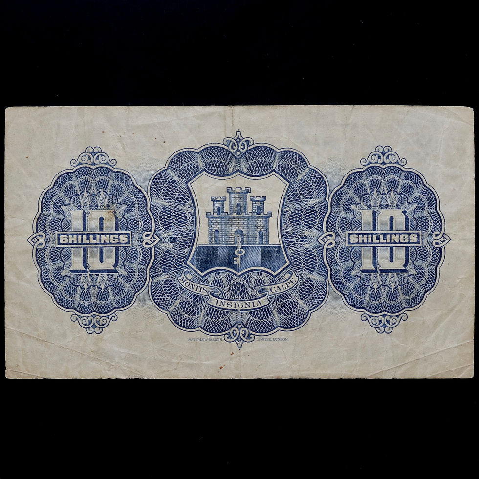 Thumbnail: Gibraltar. George VI, 1937-52. 10 Shillings, 1st June 1942. C732904.