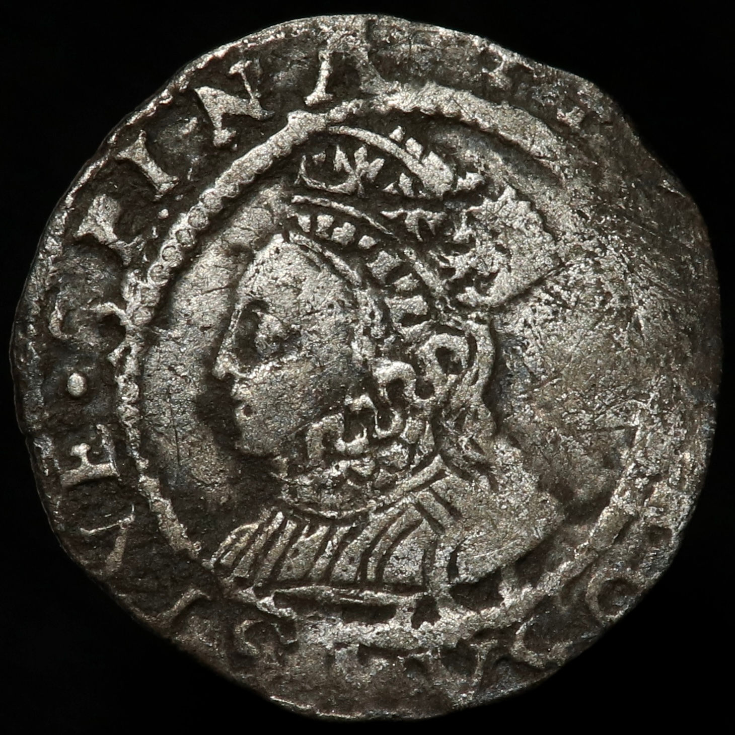 Elizabeth I, 1558-1603. Penny, mm. Cross Crosslet, 1560-61.