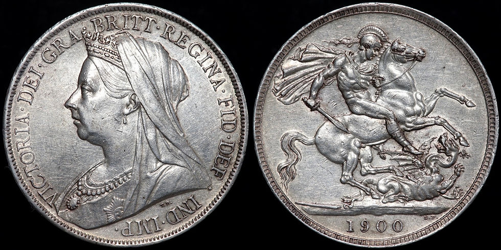 Thumbnail: Victoria, 1837-1901. Crown, 1900. Edge LXIV.