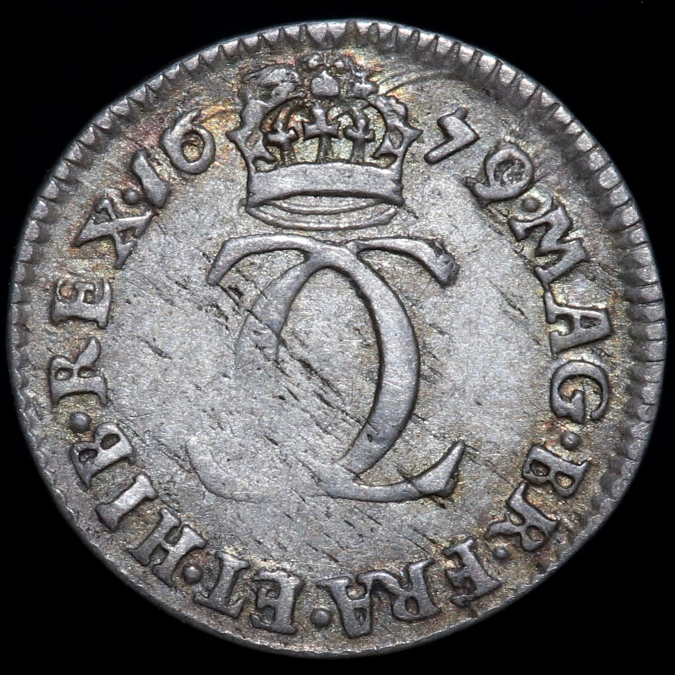 Charles II, 1660-85. Maundy Twopence 2d, 1679.