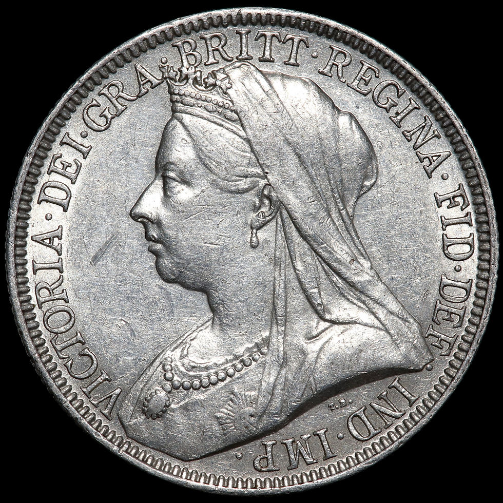 Thumbnail: Victoria, 1837-1901. Florin, 1893.