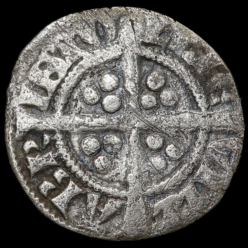 Thumbnail: Edward I (Longshanks), 1272-1307. Halfpenny. Bristol Mint. Scarce.