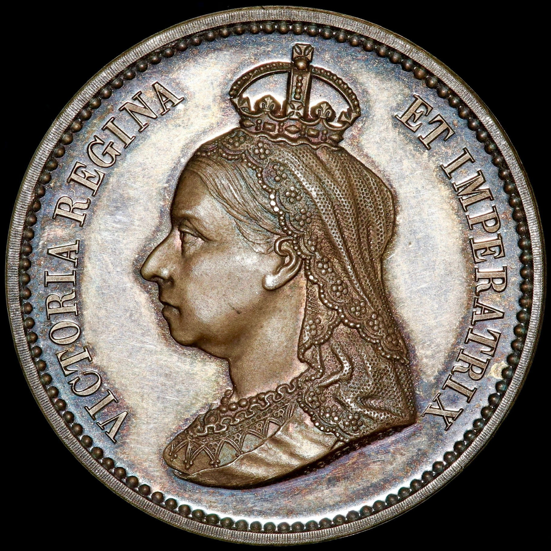 Victoria, 1837-1901. Silver Medal. Diamond Jubilee, 1837-1897. By J. Carter.