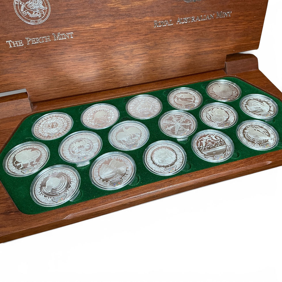 Thumbnail: The Sydney 2000 Olympic Pure Silver (.999) 16 Coin Collection.