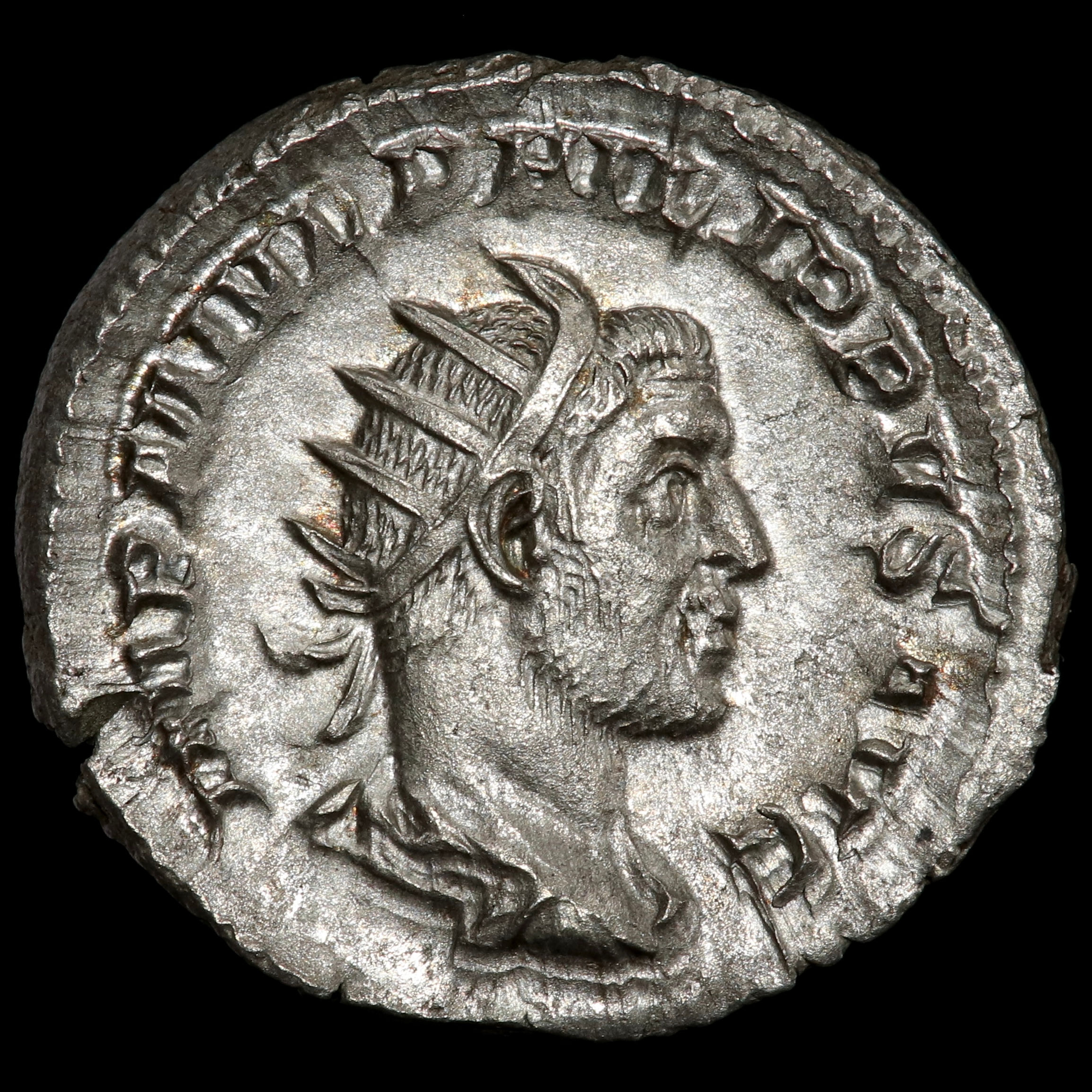 Philip I (The Arab) 244-49 A.D. Silver Antoninianus.