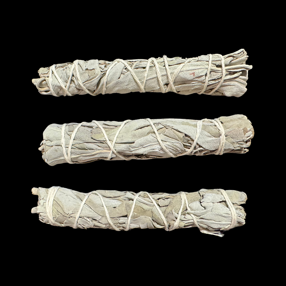 Thumbnail: 4" Slim Style California White Sage Smudge Bundles