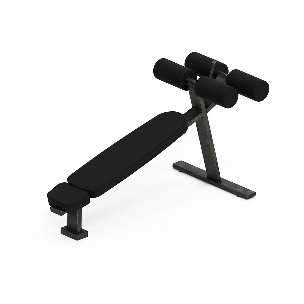 Banco abdominal para treino de core e musculação