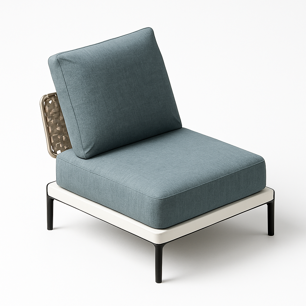 Poltrona central Patio Unit 75x83A87cm