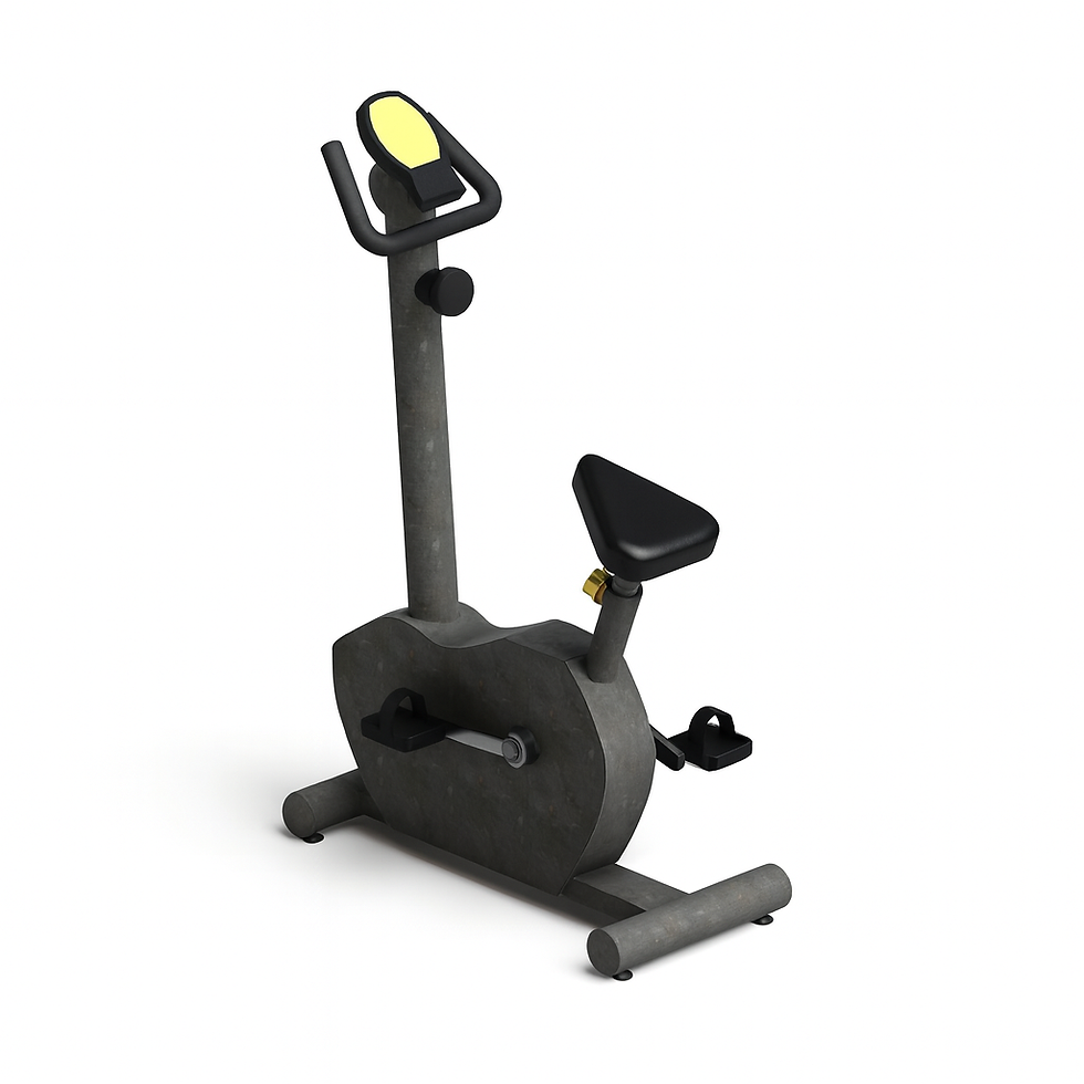 Bicicleta vertical para treino cardiovascular