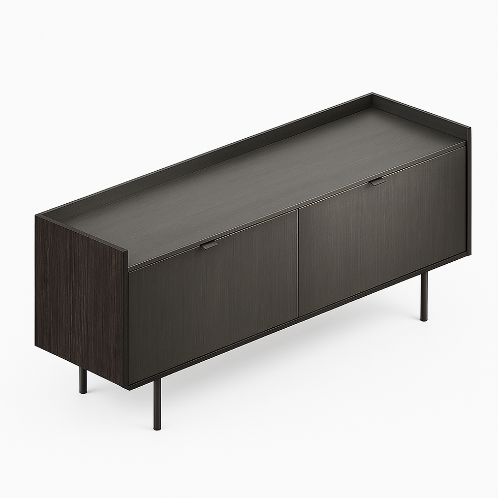 Aparador de jantar com 2 gavetas Darren 186x56H80,5cm