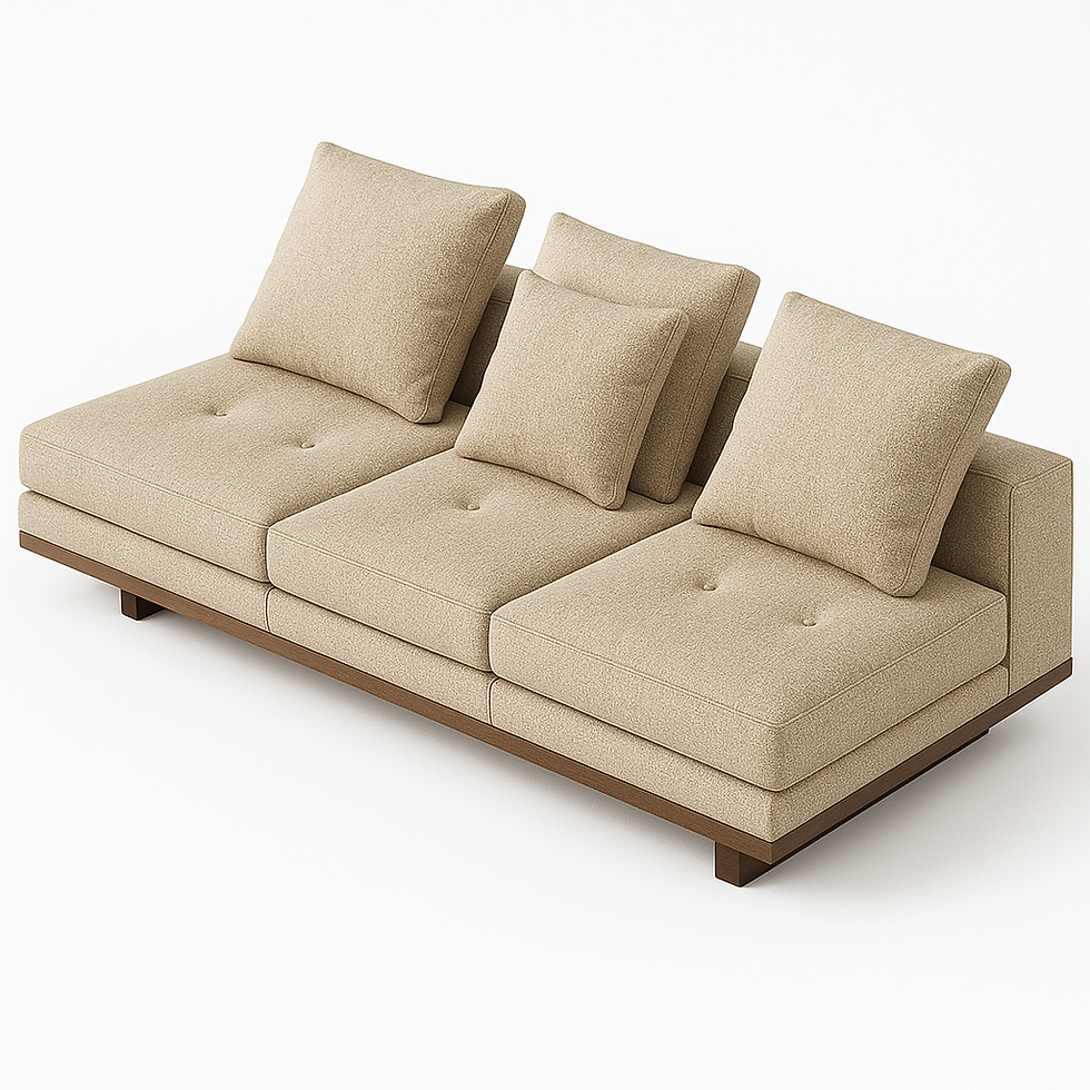 Sofá central Dylan 237x102H82cm