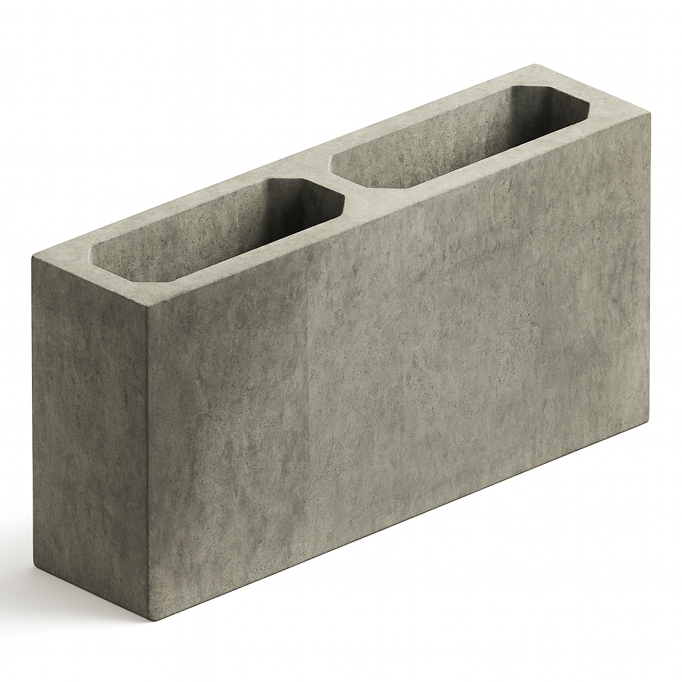 Blocos de Concreto de Vedação 9x19x39