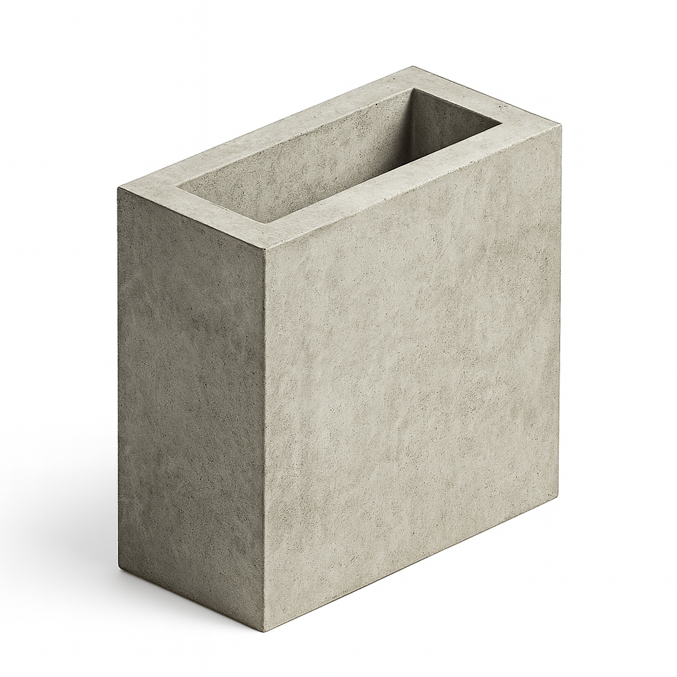 Blocos de Concreto de Vedação Complemento 9x19x19