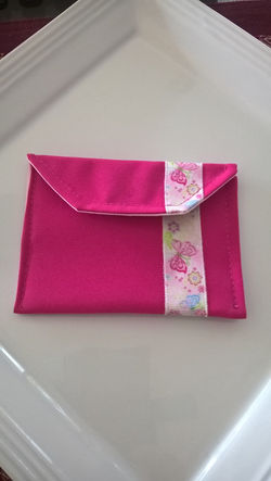 Hot Pink with Butterflies Wallet