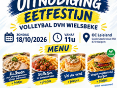 Eetfestijn zondag 18 oktober