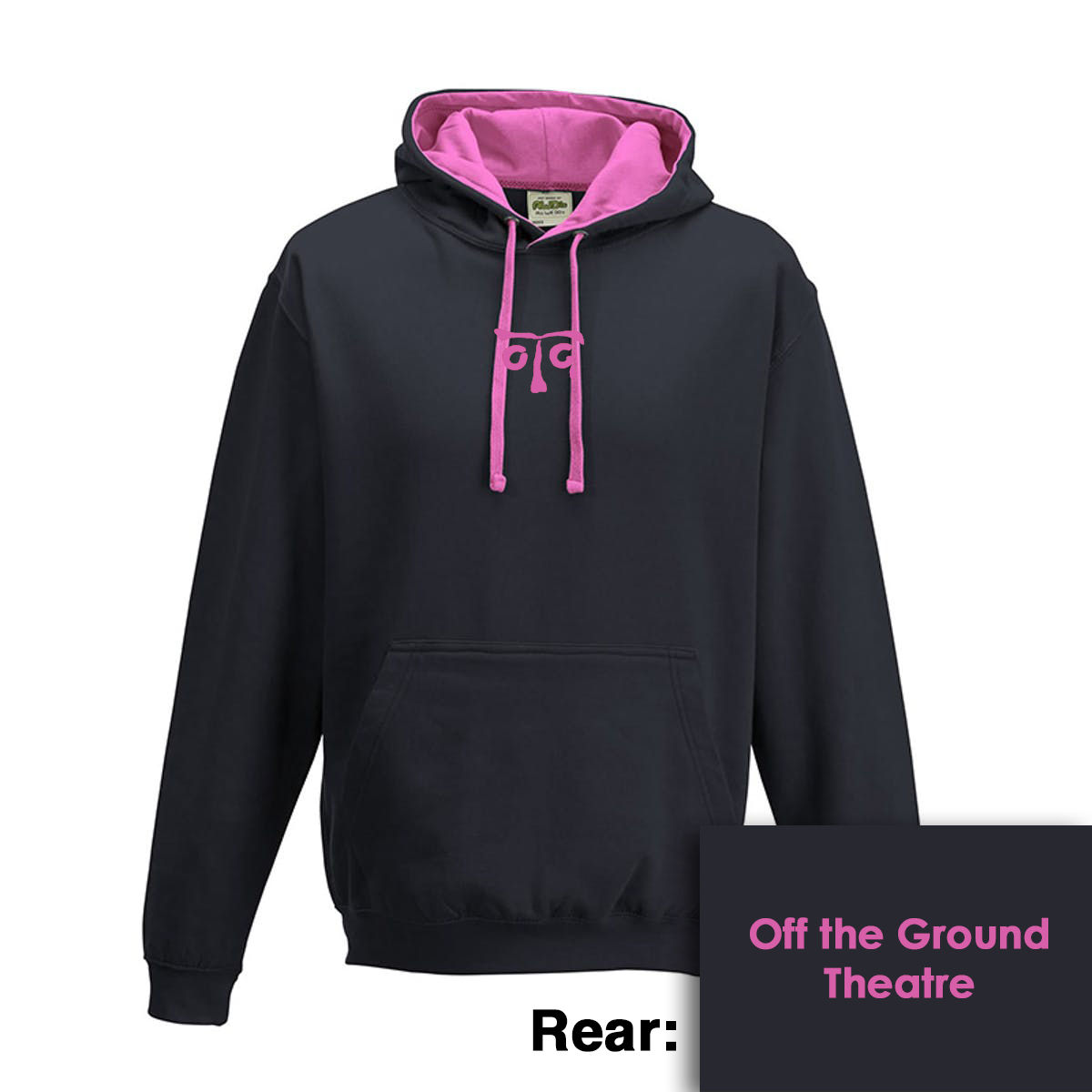 Hoody - Oxford Navy/Candyfloss Pink