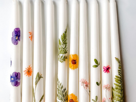 Step-by-Step Guide: How to Create Beautiful DIY Pressed Flower Candles