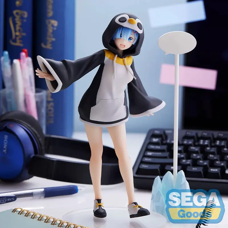 SEGA Re:Zero - Starting Life in Another World Rem Penguin Costume Prize Figure