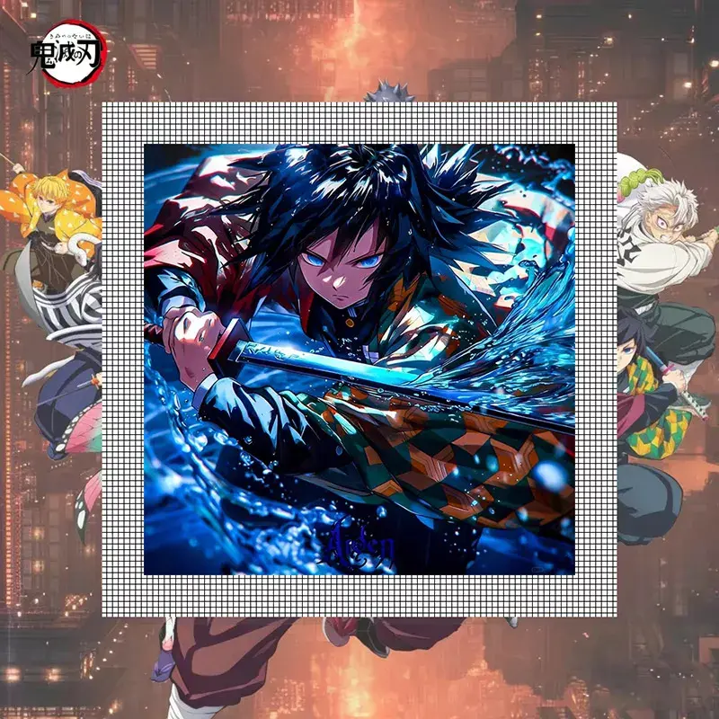 Thumbnail: Demon Slayer 9 Hashira Embossed Ceramic Fridge Magnets