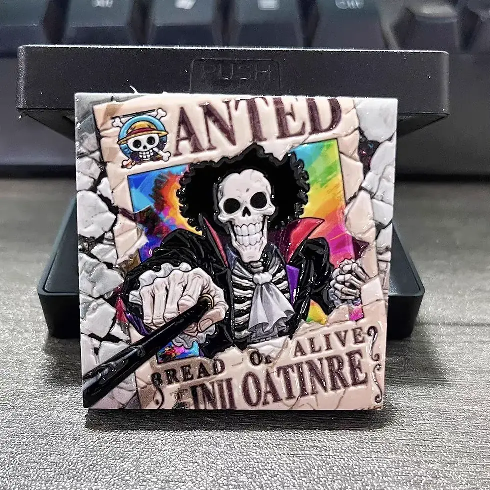 Brook Wanted Poster Embossed Ceramic Fridge Magnets