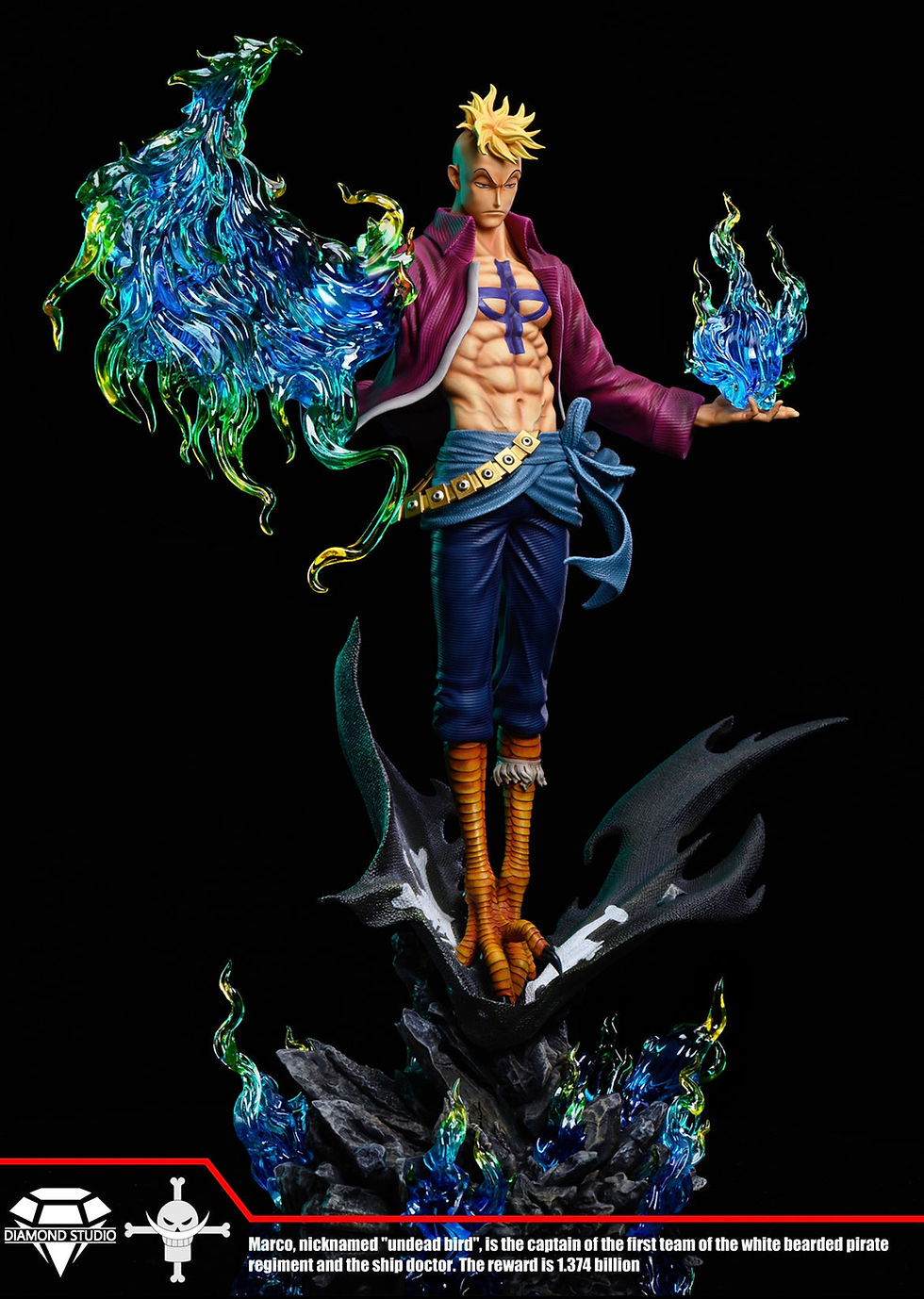 Thumbnail: One piece 1/6  Ace / Marco Gk staute Limited 200pcs