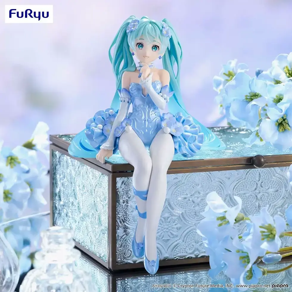 Hatsune Miku Flower Fairy Nemophila Blue - FuRyu Noodle Stopper Figure