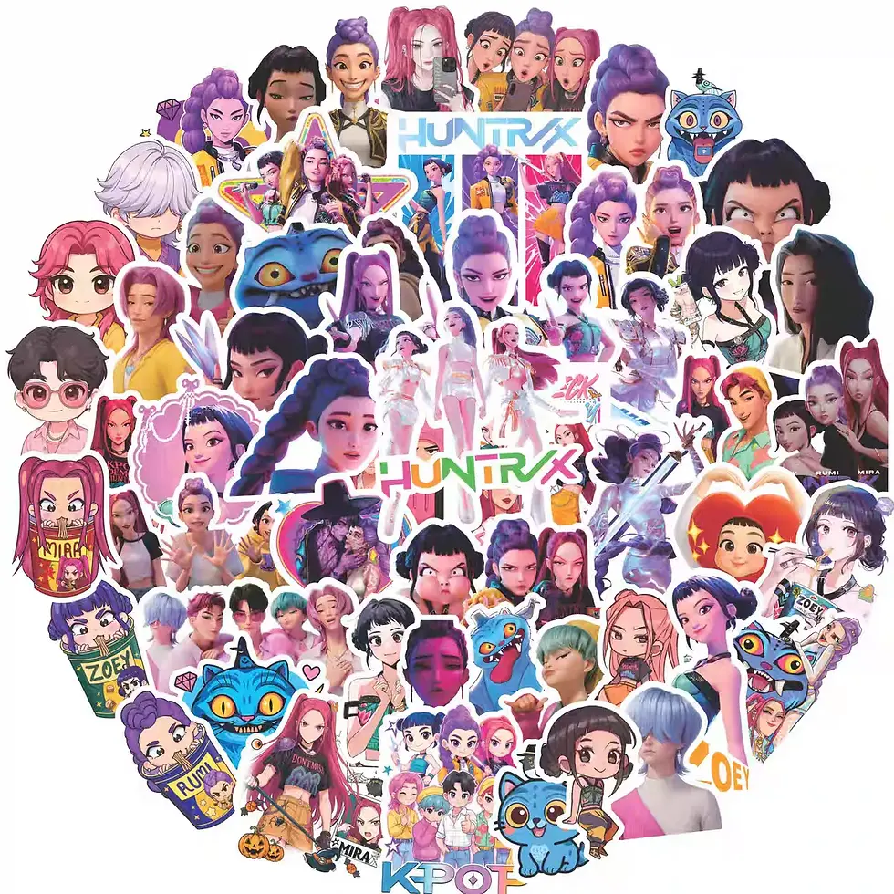 Thumbnail: Anime Sticker (50pcs&100pcs) Dragonball Z\ Naruto\ One Piece\ Demon Slayer etc