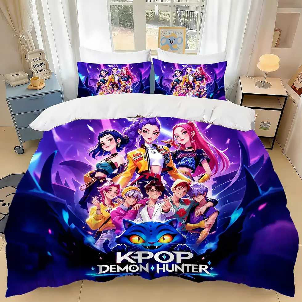 Thumbnail: Anime 3pcs Bedding Duvet Cover Sets For Sale | Anime World