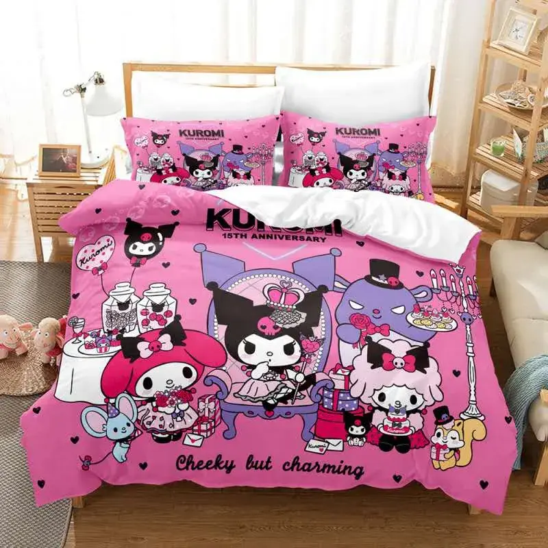 Thumbnail: Anime 3pcs Bedding Duvet Cover Sets For Sale | Anime World