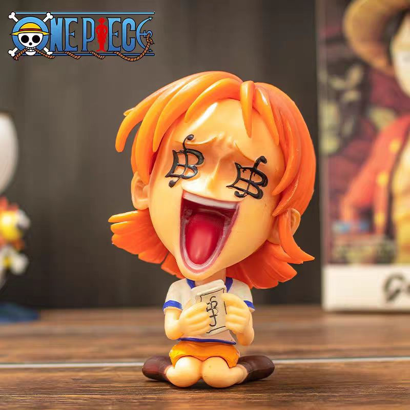 Thumbnail: One Piece tricky face Chibi Figure Set
