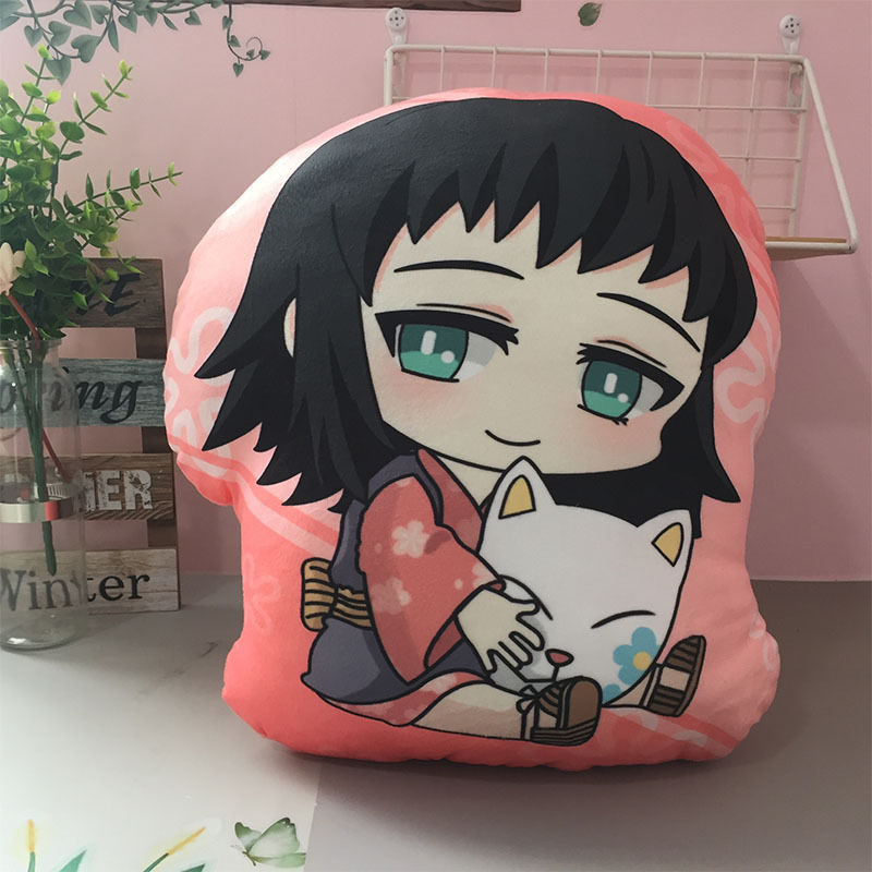 Thumbnail: Demon Slayer Tanjiro Family Plush Pillow