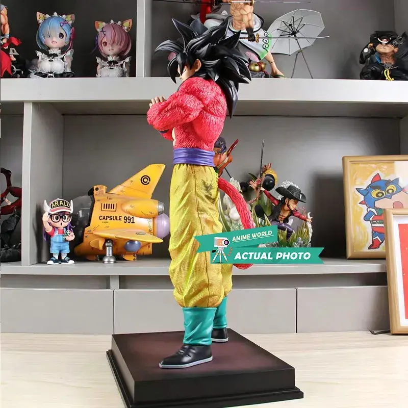Thumbnail: Dragon Ball Super Saiyan 4 Goku Folded Hands Pose 53cm PVC