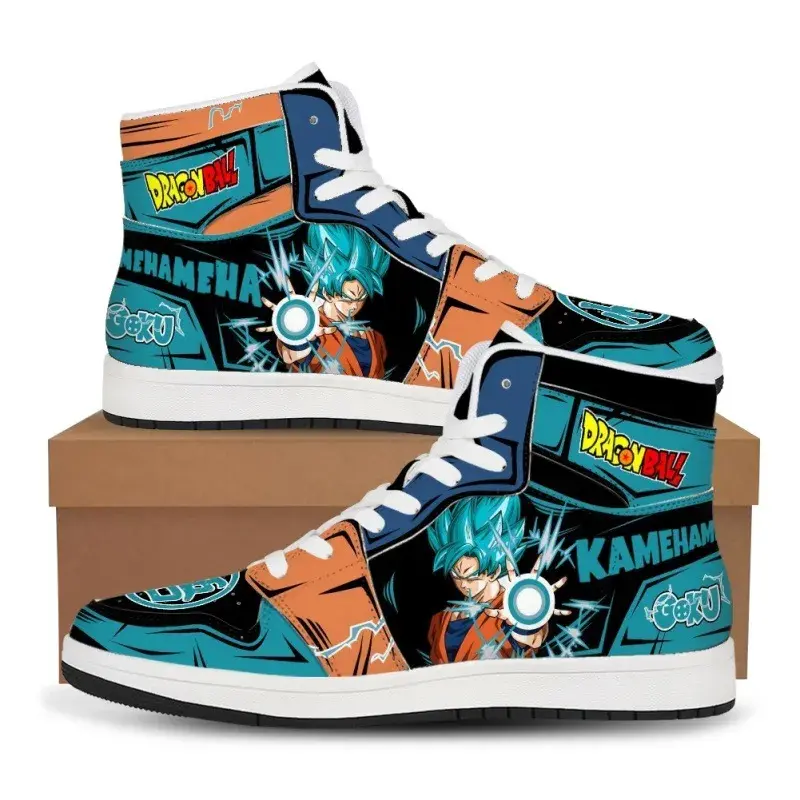 Thumbnail: Anime Goku PU High-Top Shoes