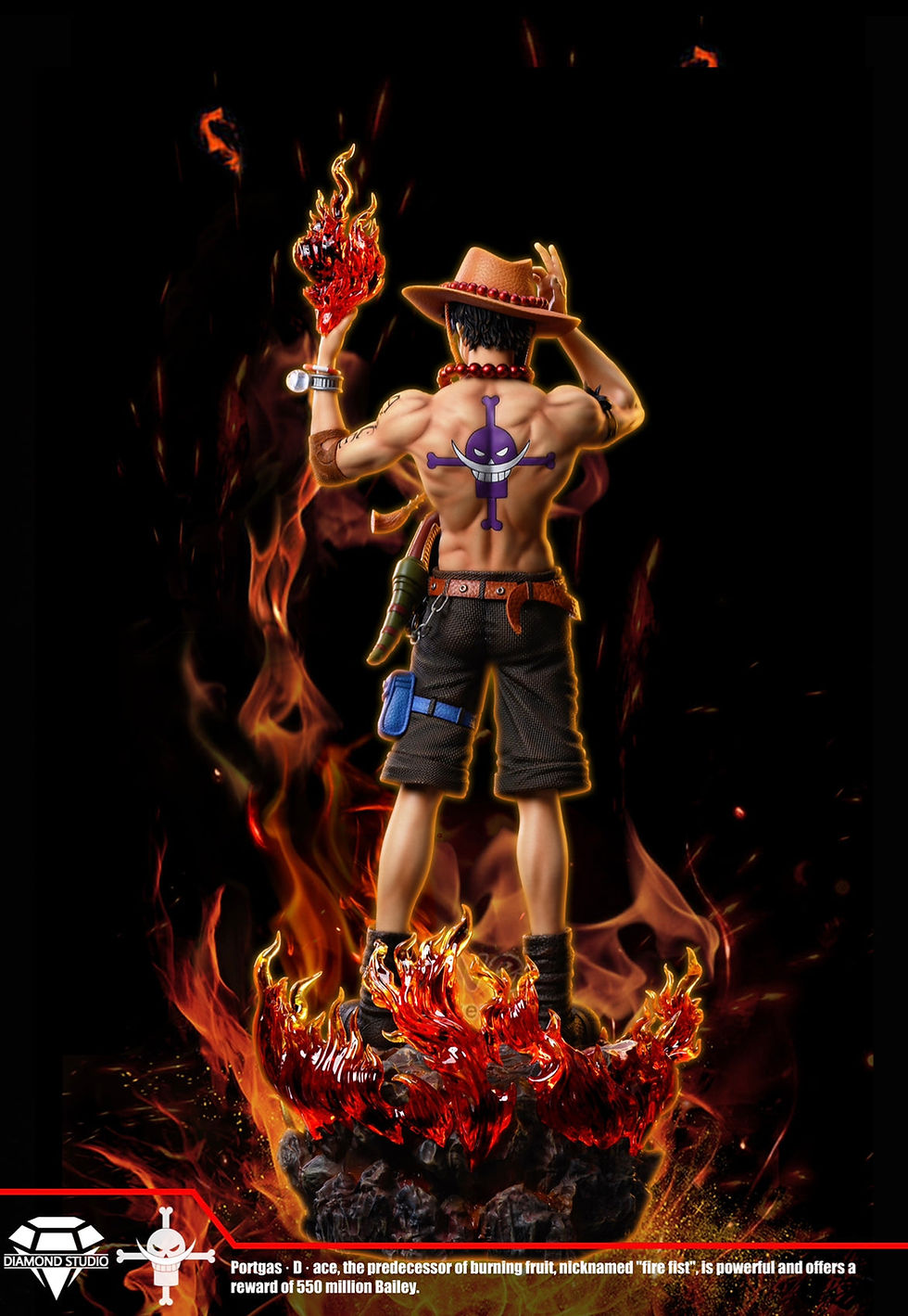 Thumbnail: One piece 1/6  Ace / Marco Gk staute Limited 200pcs