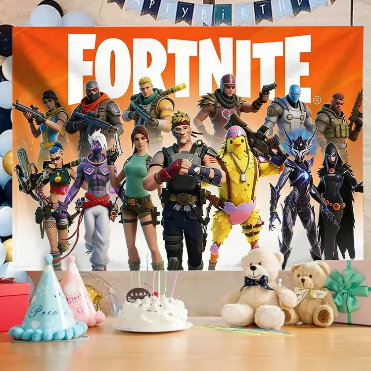 Thumbnail: Fortnite / Frozen / Stitch / Roblox Multi Theme Anime Wall Hanging Deco