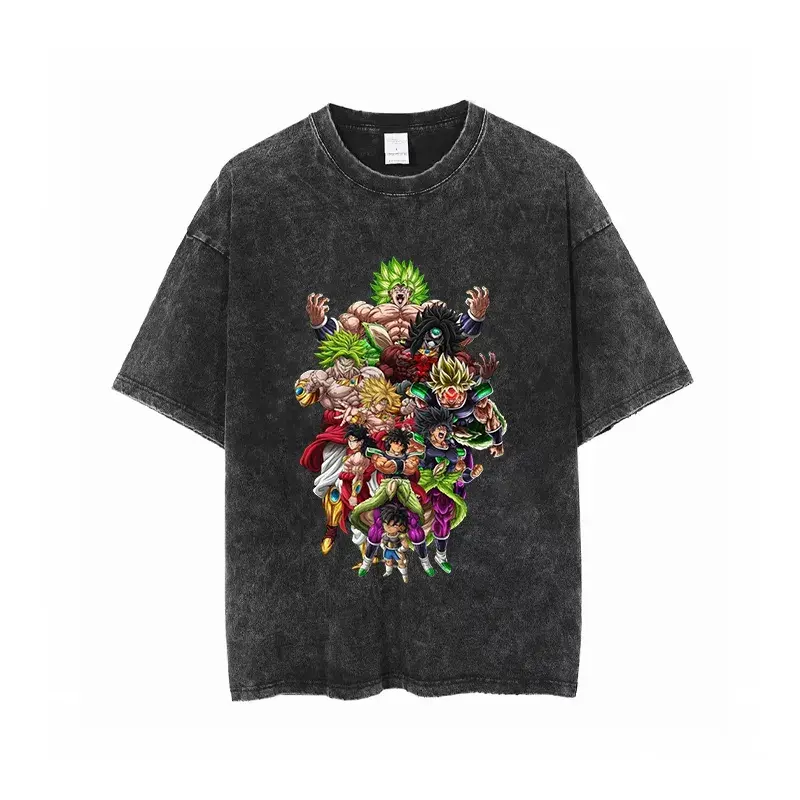 Thumbnail: One Piece / Naruto / Dragon Ball / Demon Slayer loose-fit T-shirt