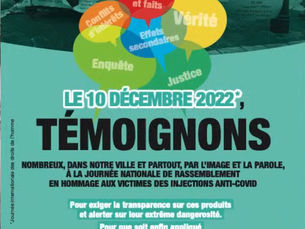 Le 10 Décembre 2022 – Témoignons et Changeons l'Histoire