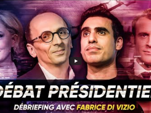 Debriefing du débat présidentiel entre Fabrice Di Vizio et Idriss Aberkane