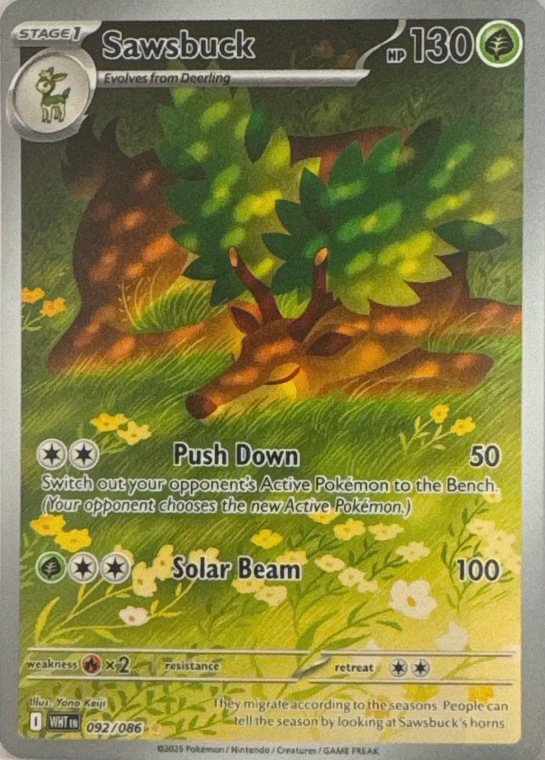 Sawsbuck - White Flare (092/086)