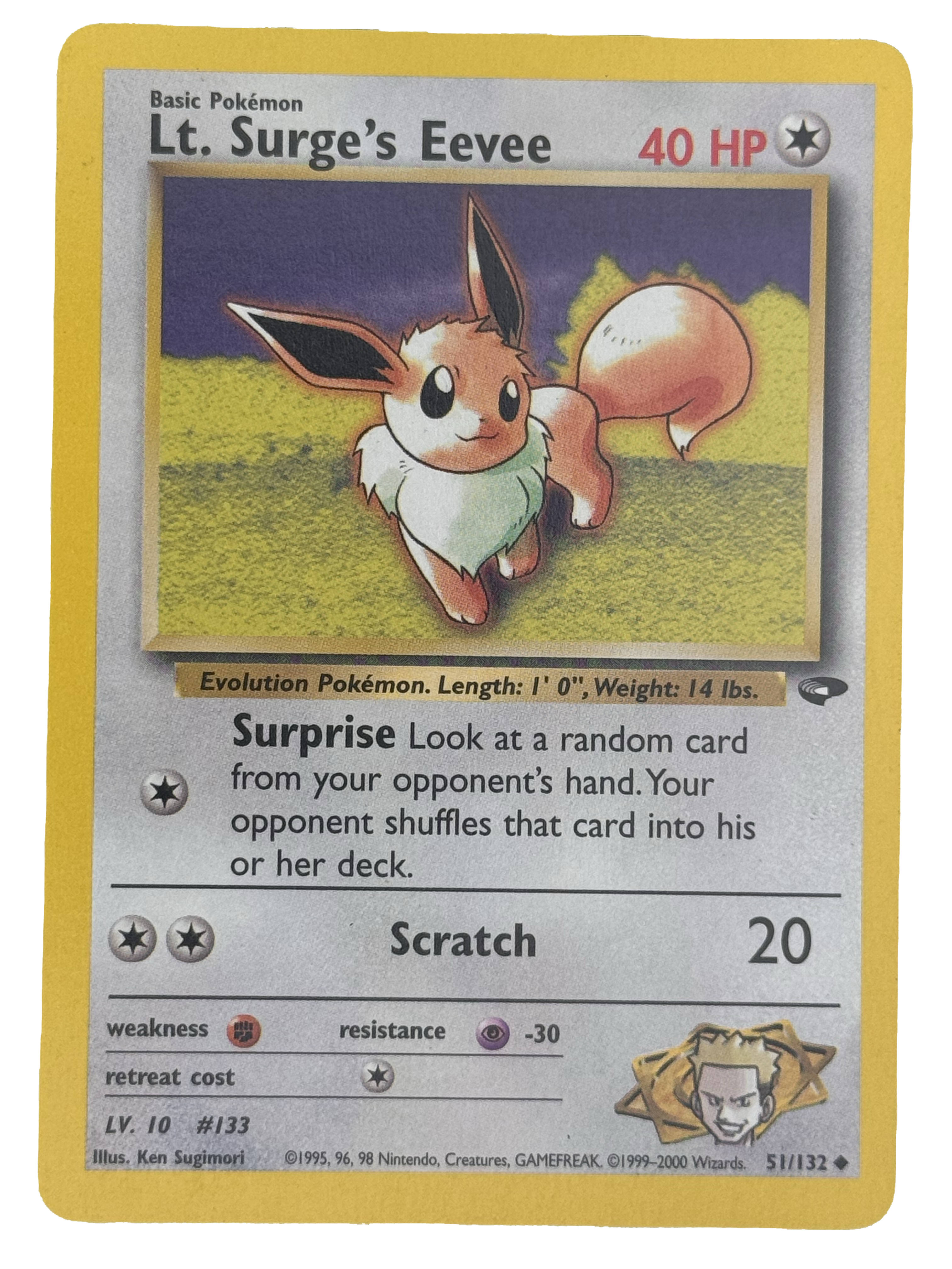 Lt. Surge’s Eevee - Gym Challenge (51/132)