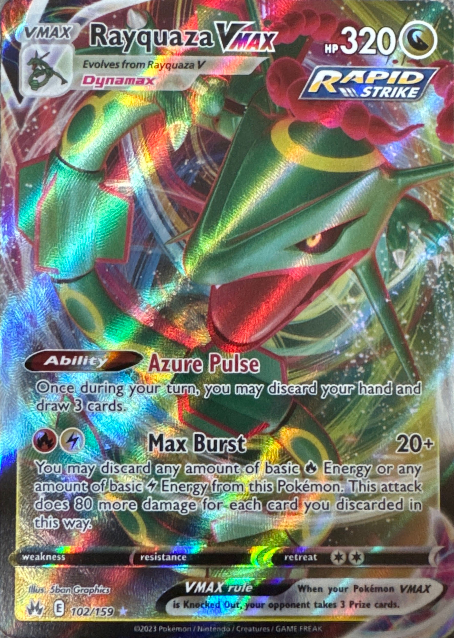 Rayquaza Vmax - Crown Zenith (102/159)