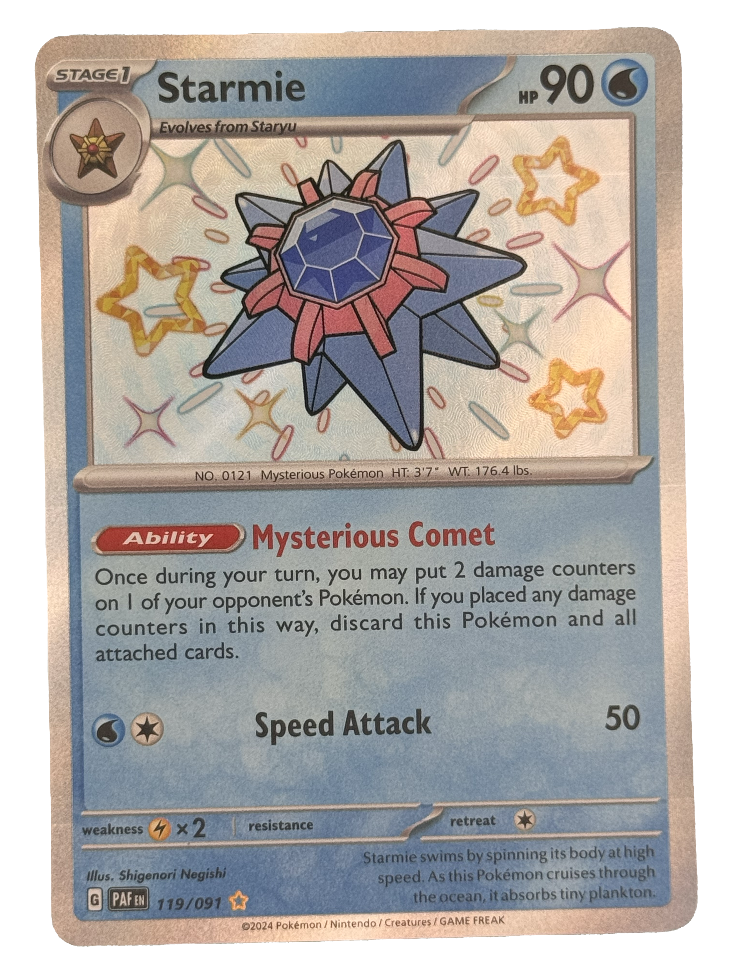 Starmie - Paldean Fates (119/091)