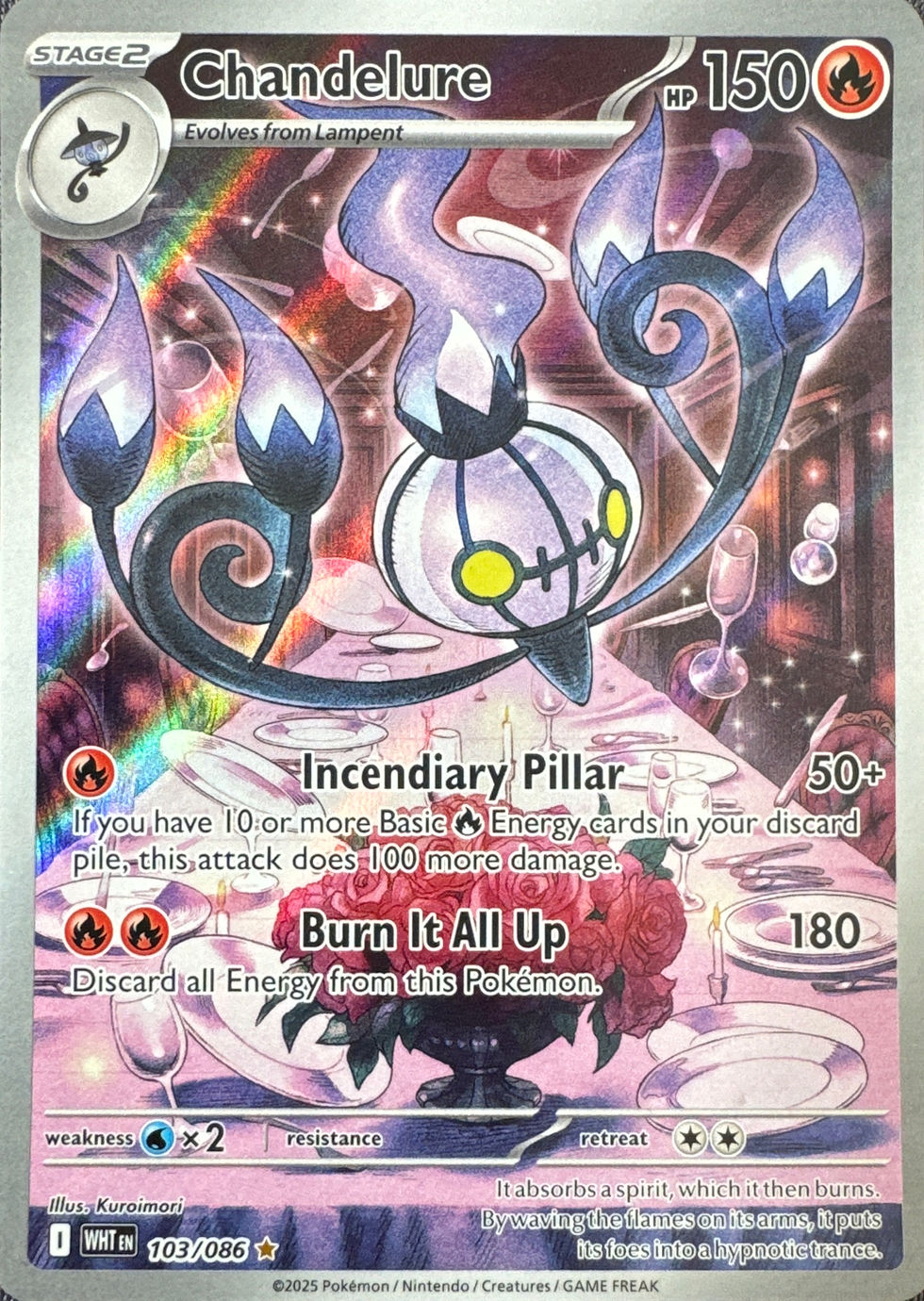 Chandelure - White Flare (103/086)