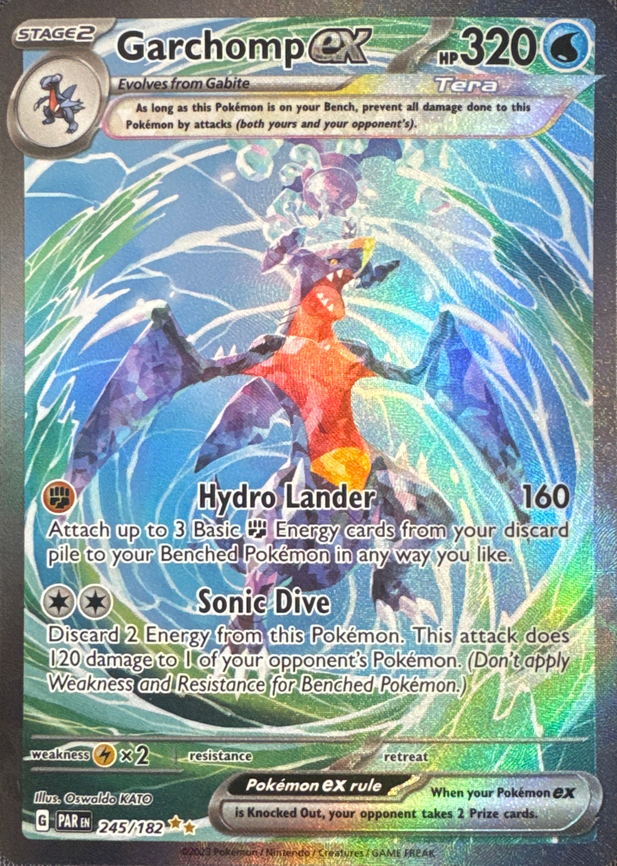 Garchomp EX - Paradox Rift (245/182)