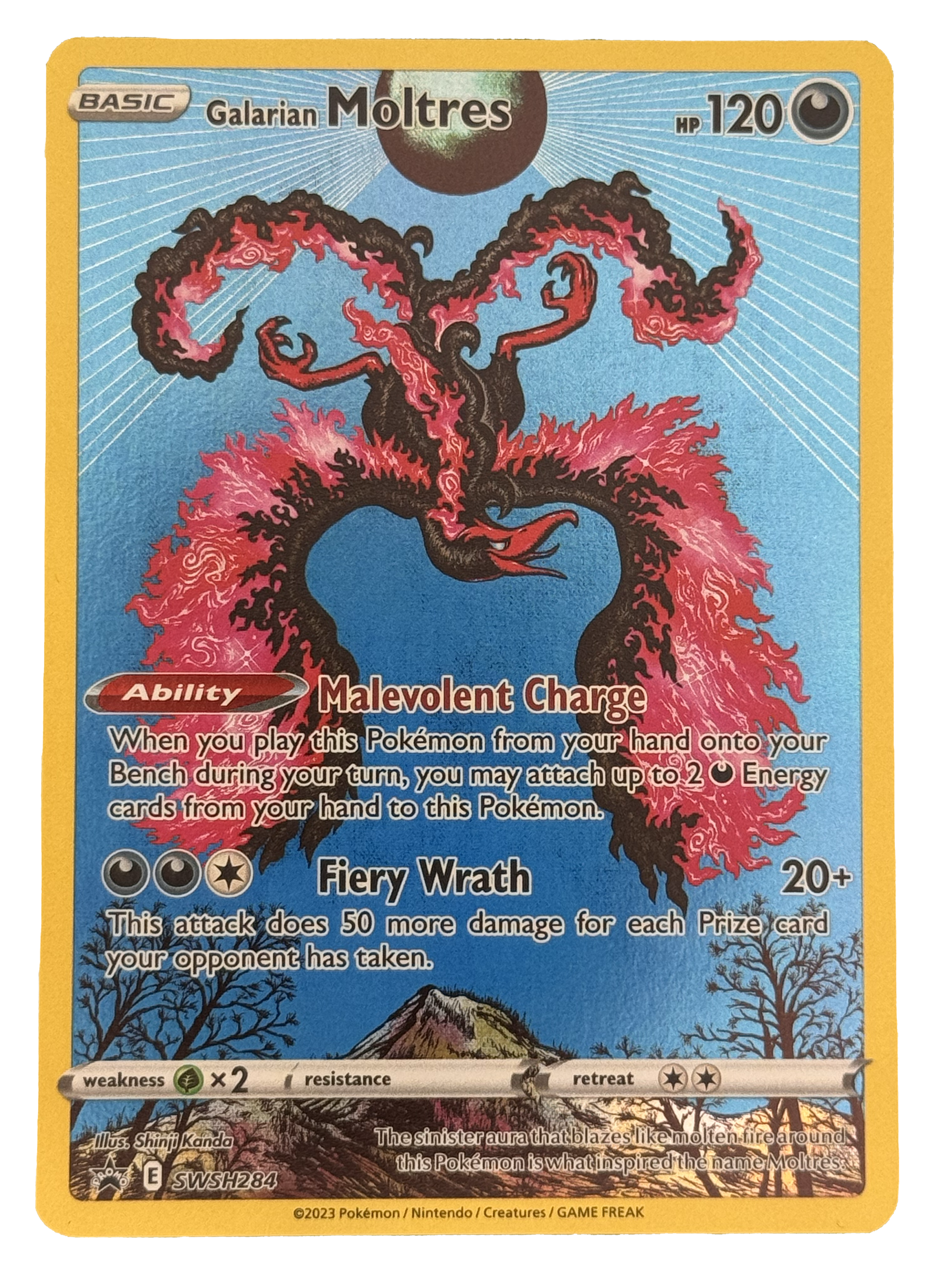 Galarian Moltres - Crown Zenith (SWSH284)