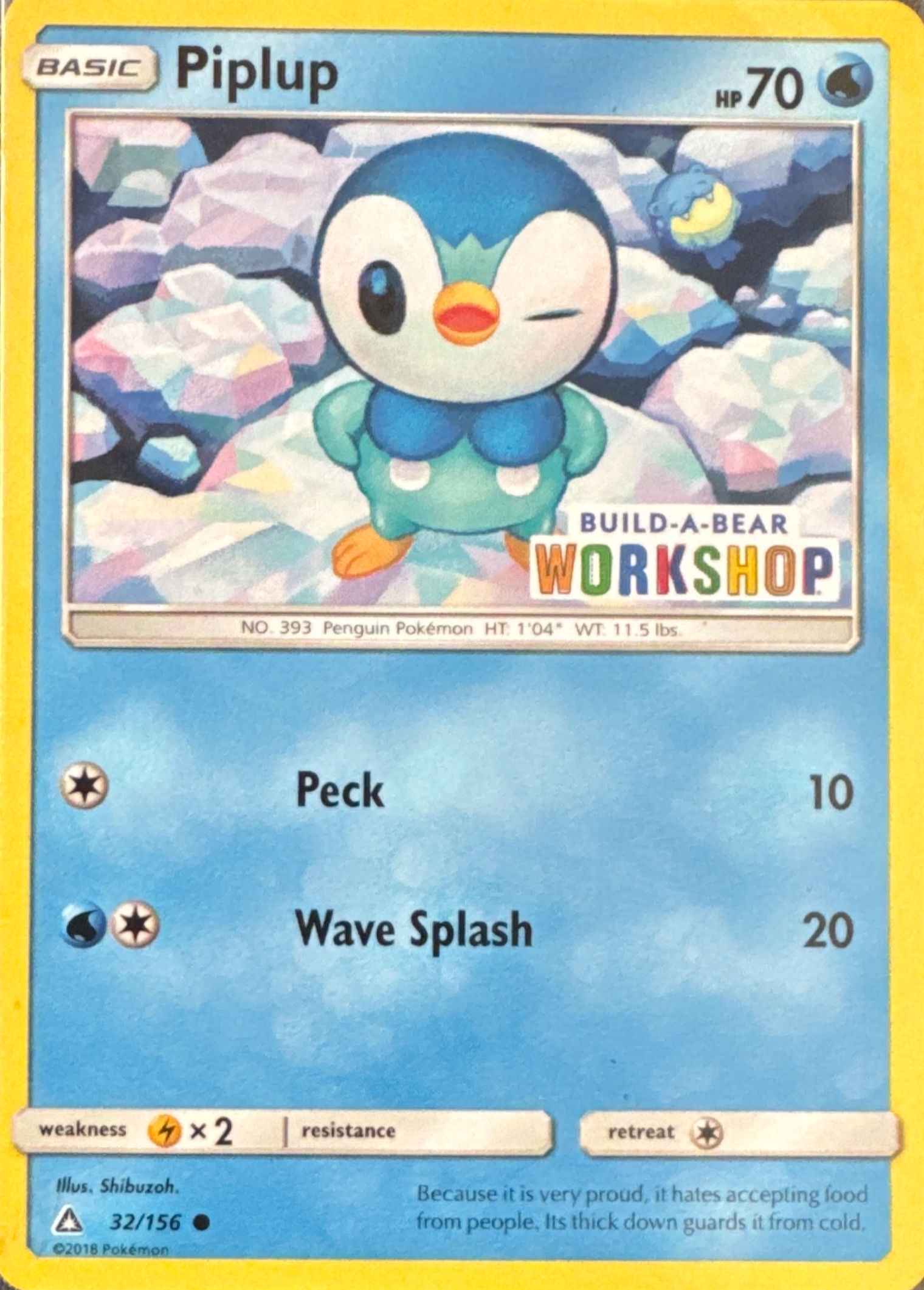Piplup - Build-A-Bear Stamped Promo (32/156)