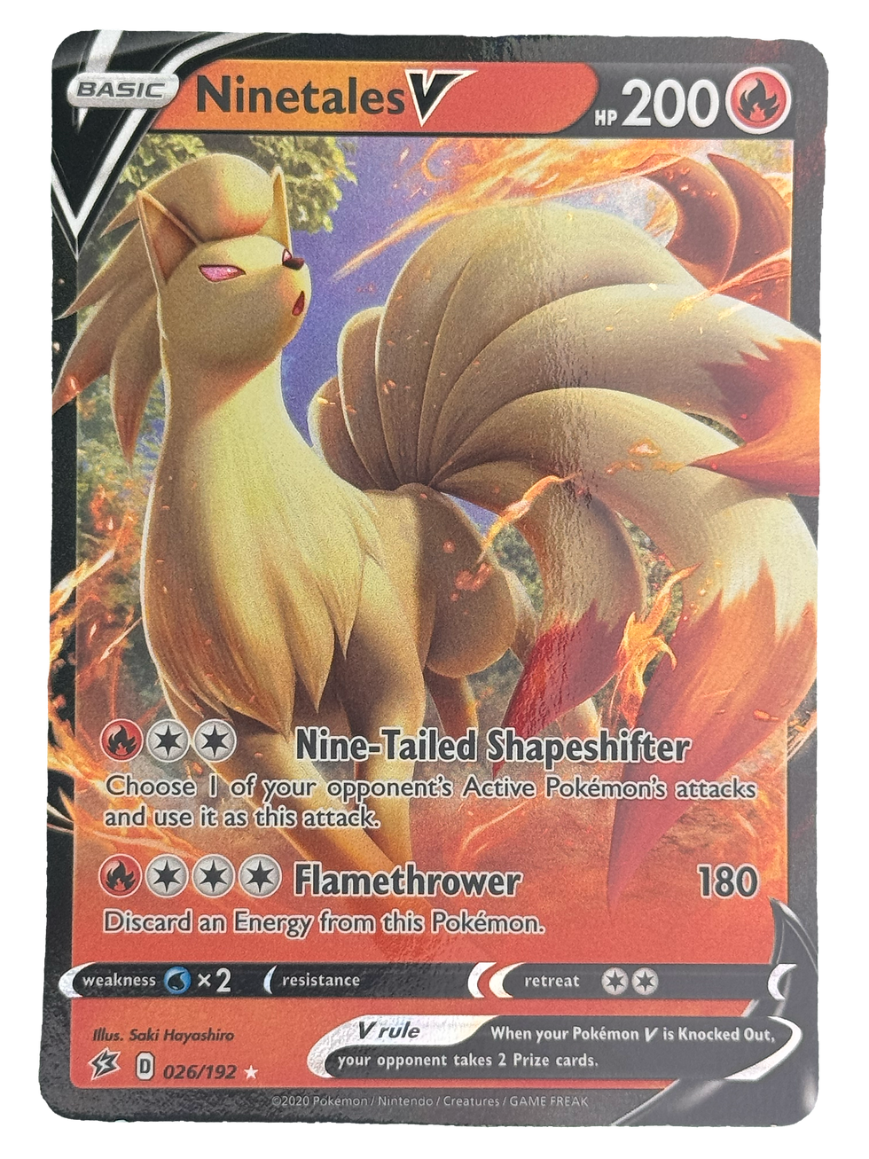 Ninetales V - Rebel Clash (026/192)