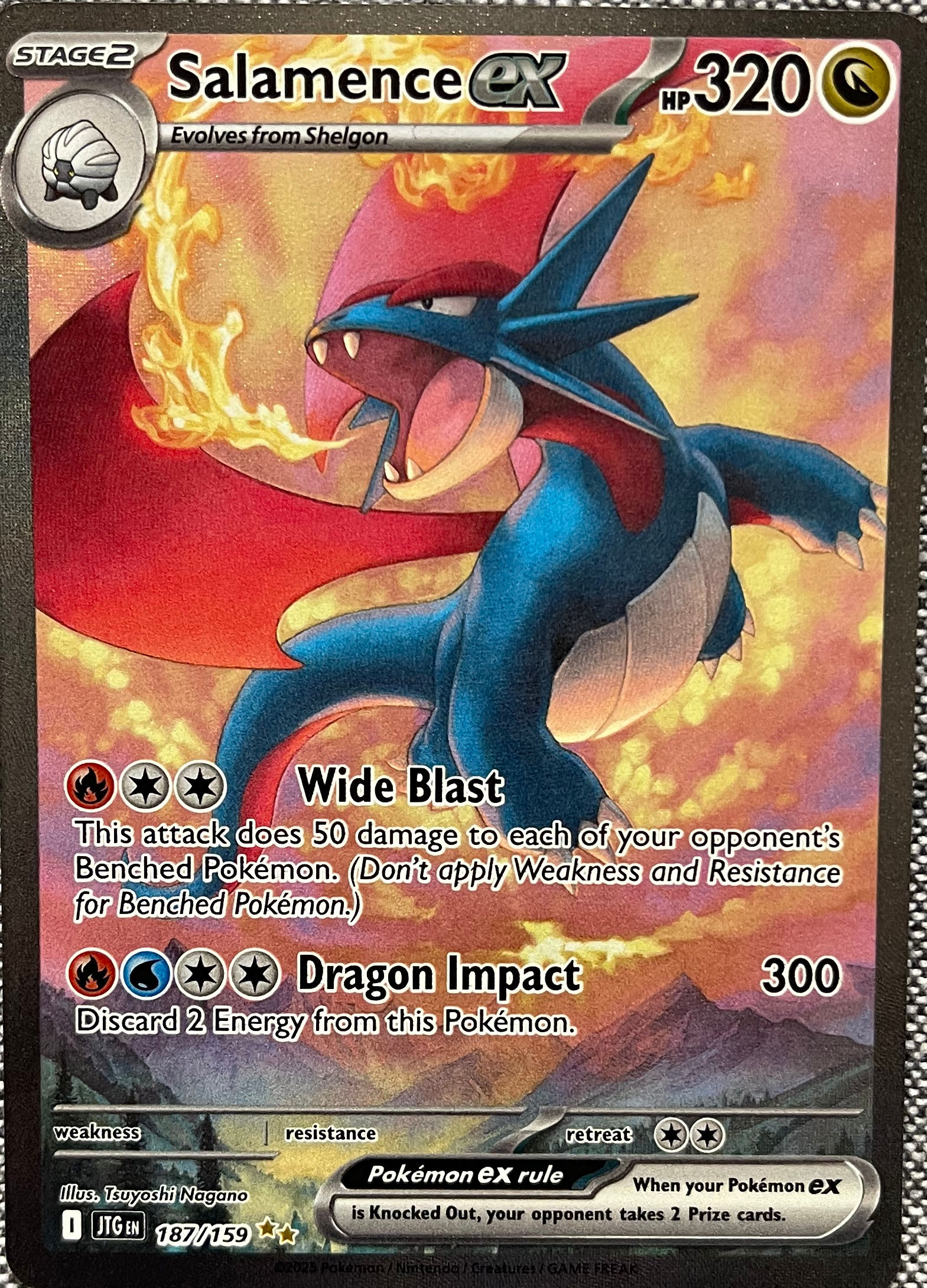 Salamence Ex- Journey Together (187/159)
