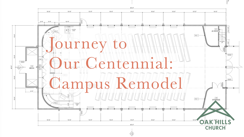 Get the latest updates and news on our sanctuary remodel!