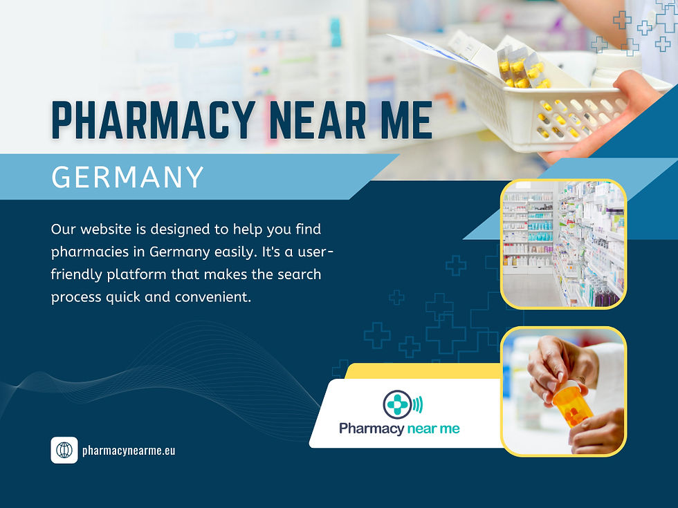 Pharmacy Near Me Germany